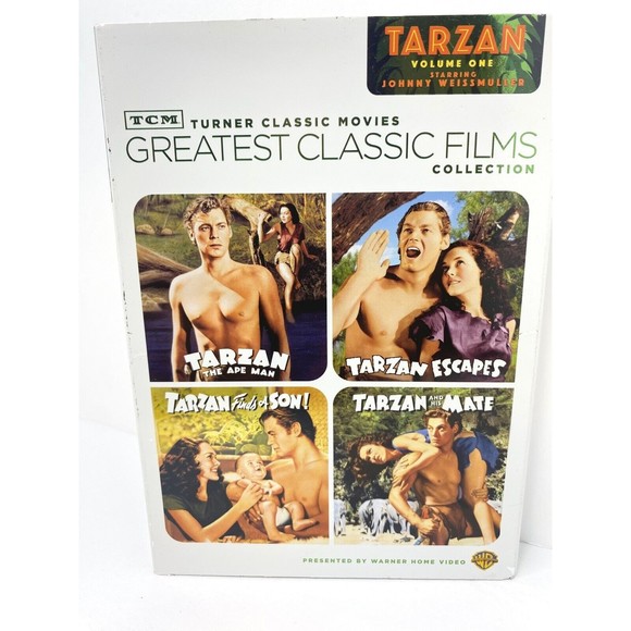 Silver Screen Icons: Johnny Weissmuller as Tarzan - Vol. 1 (DVD, 2011, 2-Disc... - Picture 1 of 9